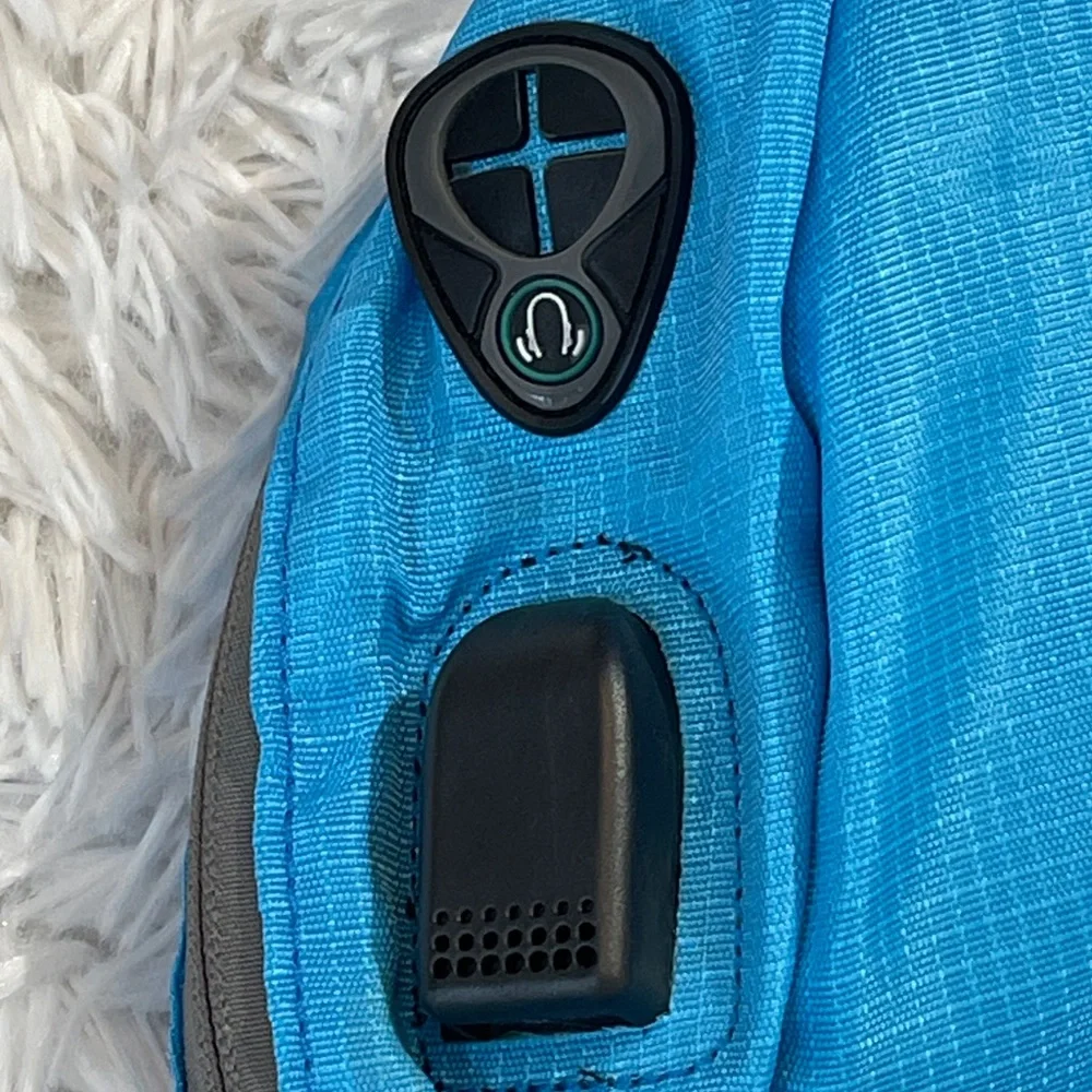 Blue Backpack With phone charger NWOT unisex
